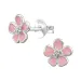 Blumen Kinderohrringe in Silber - Little Ones
