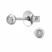 Ohrstecker in Silber mit lab grown Diamant 