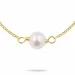 Perle Armband aus vergoldetem Sterlingsilber