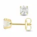 5 mm Ohrstecker in 9 Karat Gold mit Zirkon - Gold Collection