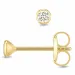 2,5 mm Ohrstecker in 9 Karat Gold mit Zirkon - Gold Collection