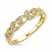 Abstraktem diamant gold ring in 14 karat gold 0,07 ct