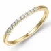 Eng diamantring in 14 karat gold 0,099 ct