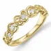 Goldring in 14 karat gold 0,155 ct