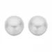 5-5,5 mm scrouples weißen perle ohrringe in silber