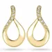Tropfen Diamant Ohrstecker in 14 Karat Gold mit Diamant 