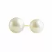 6 mm NORDAHL ANDERSEN runden weißen Perle Ohrringe in 8 Karat Gold