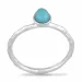 matter Ring aus Silber
