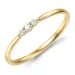 Diamant Ring in 9 Karat Gold 0,07 ct - Simple Diamonds