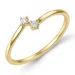 Diamant Ring in 9 Karat Gold 0,05 ct - Simple Diamonds