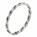 Geflochtenes Ring aus Silber
