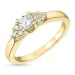Zirkon Ring aus 9 Karat Gold