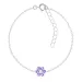 Blumen Kinderarmband aus Silber - Little Ones