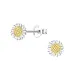 Blumen Ohrringe in Silber mit vergoldetem Silber - Little Ones