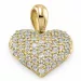 Herz Diamantanhänger in 14 karat Gold 0,35 ct