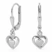 Herz Ohrringe in Silber