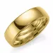 6 mm Trauring aus 14 Karat Gold