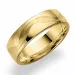 Gemusterter 6 mm trauring aus 9 karat gold