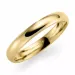 Eng 3 mm trauring aus 14 karat gold