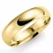 Breit 6 mm trauring aus 14 karat gold