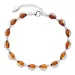 Elegant Bernstein Armband aus Silber