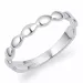 Ovaler eng fingerring aus silber