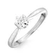 Zirkon Solitärring aus Silber
