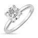 Zirkon Solitärring aus Silber