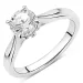 Zirkon Solitärring aus Silber