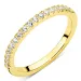 Zirkon Ring aus vergoldetem Sterlingsilber