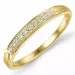 Diamant ring in 9 karat gold 0,07 ct