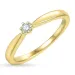 0,05 ct Diamant Solitärring in 9 Karat Gold 0,05 ct