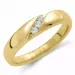 Diamant ring in 9 karat gold 0,08 ct