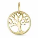 Lebensbaum Diamant Anhänger in 9 karat Gold 0,01 ct