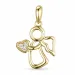 Engel Diamant Anhänger in 9 karat Gold 0,02 ct