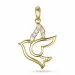 Vögel Diamant Anhänger in 9 karat Gold 0,06 ct