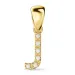 buchstab j Diamant Anhänger in 9 karat Gold 0,04 ct
