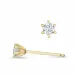 2 x 0,09 ct Solitärohrstecker in 9 Karat Gold mit Diamant 