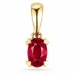 Rubin Anhänger in 9 karat Gold 0,35 ct