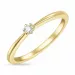 Kampagne - Diamant Ring in 14 Karat Gold 0,05 ct