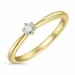 Kampagne - Diamant Ring in 14 Karat Gold 0,10 ct