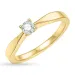 Diamant Solitärring in 14 Karat Gold 0,20 ct