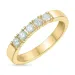 Diamant Memoirering in 14 Karat Gold 5 x 0,07 ct