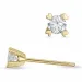2 x 0,15 ct Kampagne - Diamant Solitärohrstecker in 14 Karat Gold mit Diamant