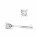 2 x 0,08 ct Kampagne - Diamant Solitärohrstecker in 14 Karat Weißgold mit Diamant