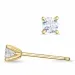 2 x 0,15 ct Kampagne - Diamant Solitärohrstecker in 14 Karat Gold mit Diamant