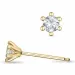 2 x 0,15 ct Kampagne - Brillant Solitärohrstecker in 14 Karat Gold mit Diamant