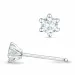 2 x 0,18 ct Kampagne - Diamant Solitärohrstecker in 14 Karat Weißgold mit Diamant