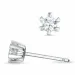 2 x 0,18 ct Kampagne - Diamant Solitärohrstecker in 14 Karat Weißgold mit Diamant