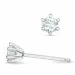 2 x 0,16 ct Kampagne - Diamant Solitärohrstecker in 14 Karat Weißgold mit Diamant